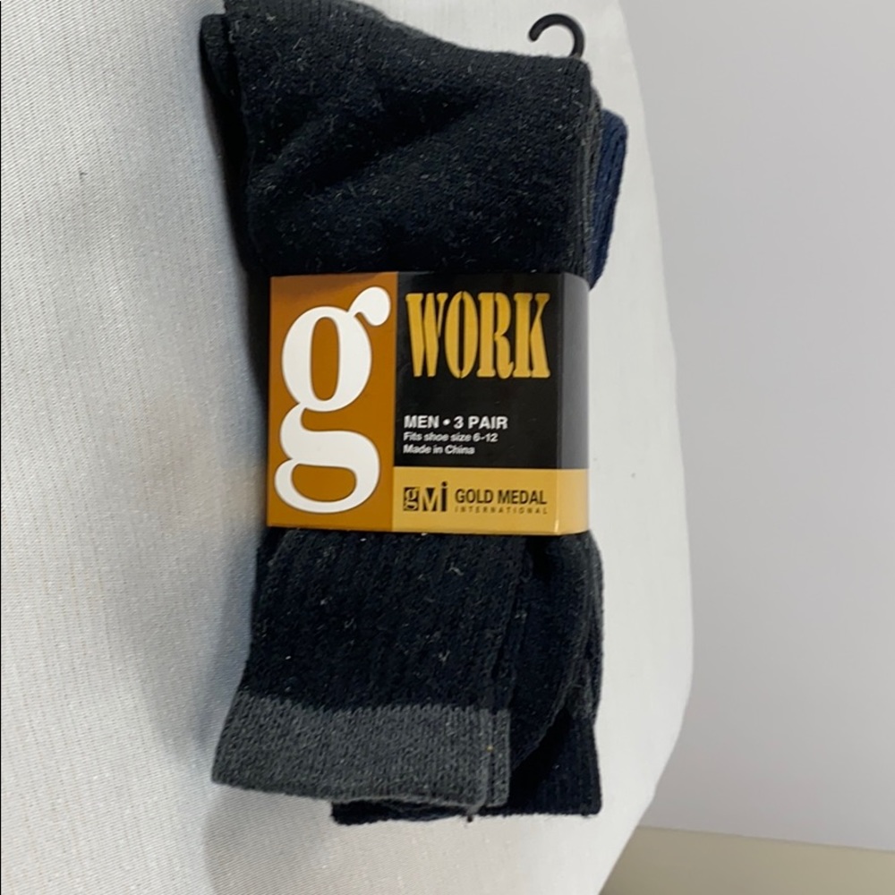 Gold Metal International G-Work Socks Sz 10-13 NEW